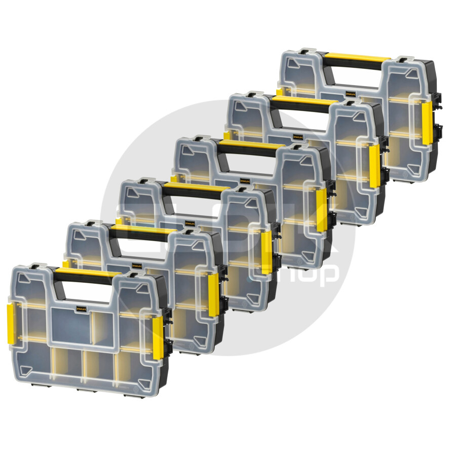 Stanley STST1-70720/6 6 x Sortmaster Organiser Light 297 x 224 x 71 mm