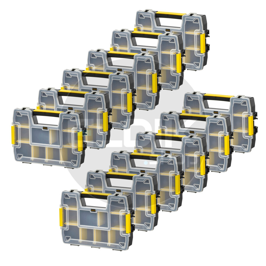 Stanley STST1-70720/12 12 x Sortmaster Organiser Light 297 x 224 x 71 mm