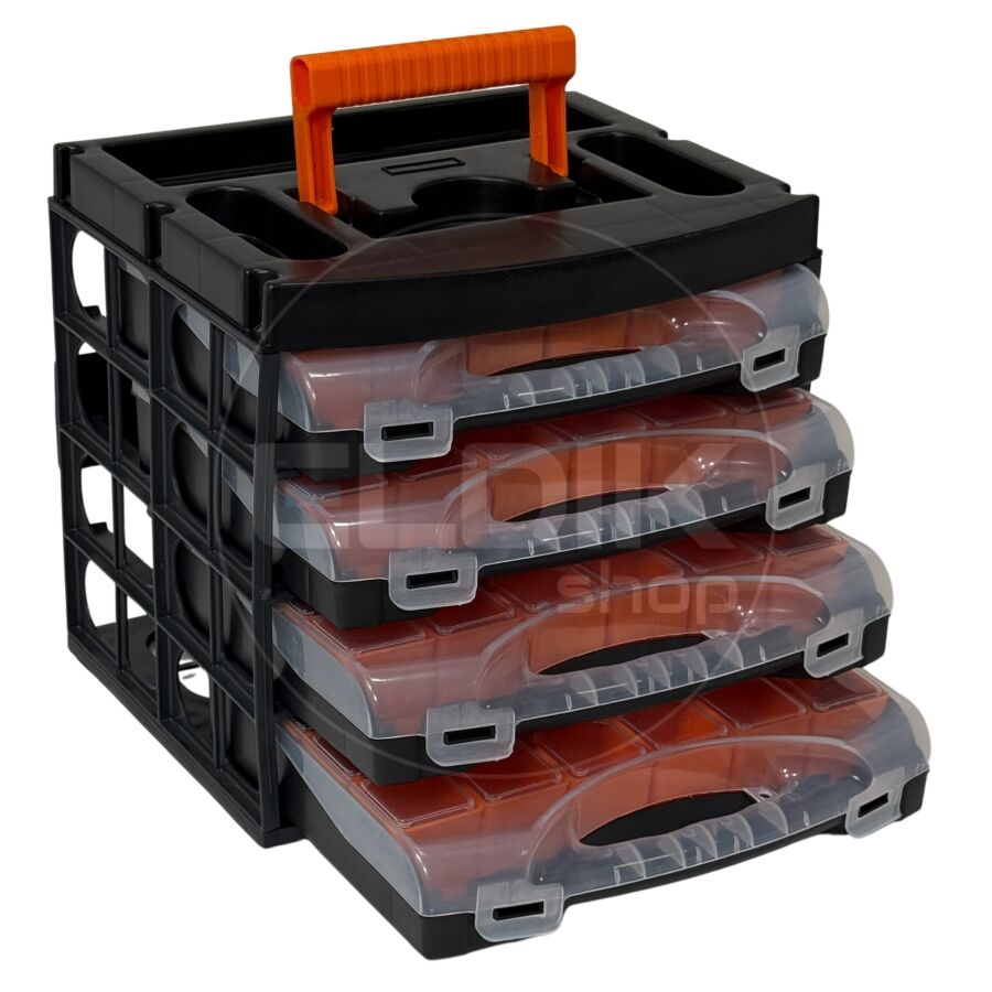 E-Tools Midibox Opbergassortimentbox met 4 assortimentsdozen - 179247