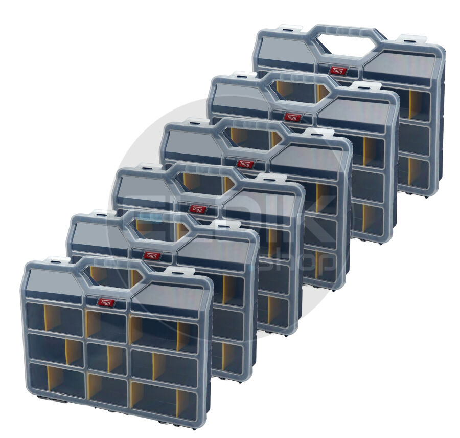 Tayg 45-26 6 x Assortimentsdoos L312 x B238 x H51 mm - Blauw - 145001/6