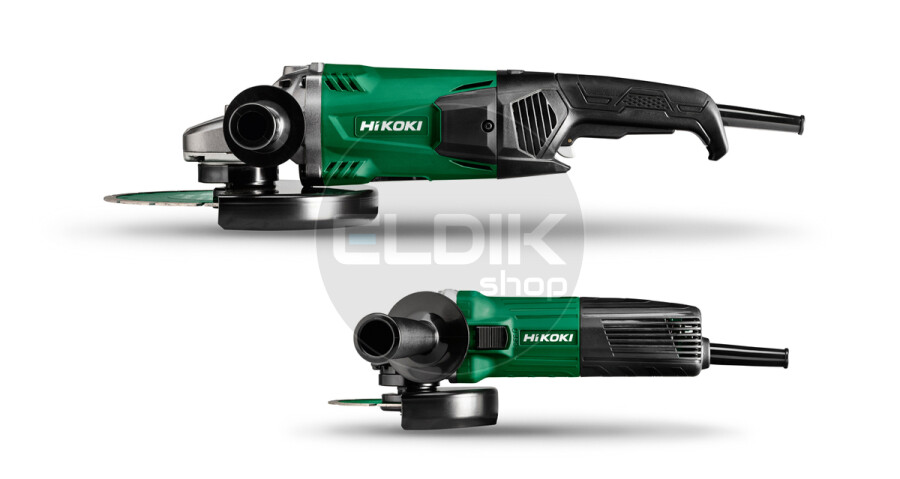 Hikoki KG23SAYBZ Haakse slijpmachineset G23ST - 230 mm - 2.000 W | G13STA 125 mm - 600 W - met universele diamantzaagbladen