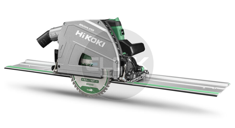 Hikoki KSC3606DPAW21Z Accu invalzaag - 36V / 66 mm - Inclusief geleiderail 160cm - Exclusief accu's en lader in HSC IV