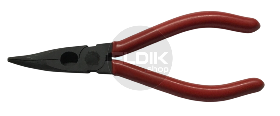 Radiotang gebogen + zijsnijder 140 mm