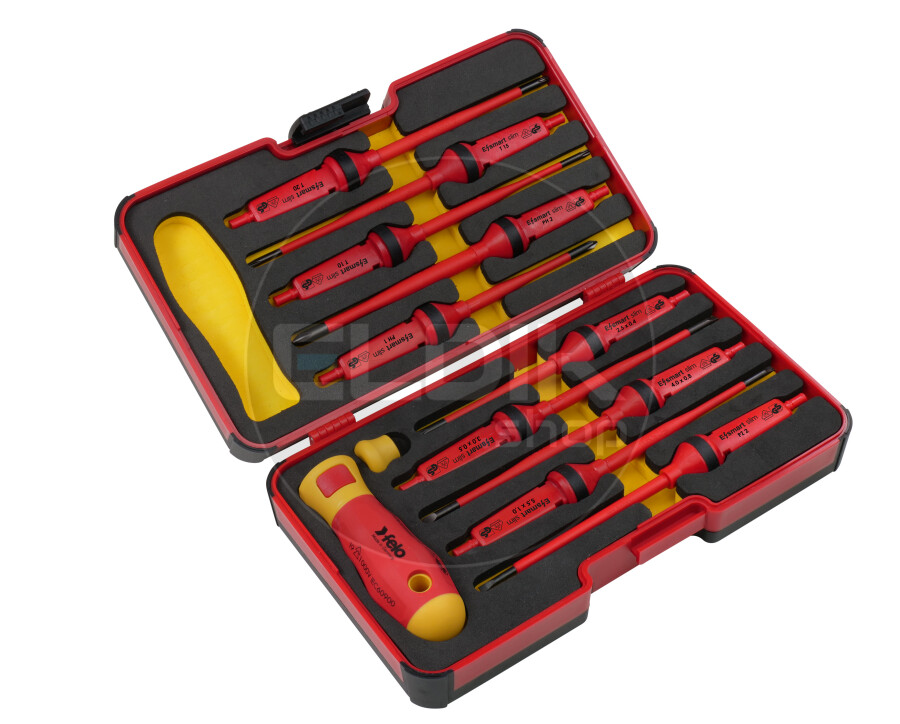Felo 063 812 06 VDE Schroevendraaierset Sleuf, Torx®, Philips en Pozidrive losse kling