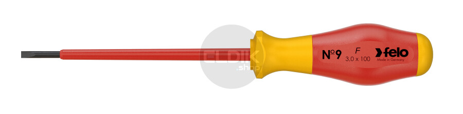 Felo 913 030 90 VDE Schroevendraaier Sleuf 3,0