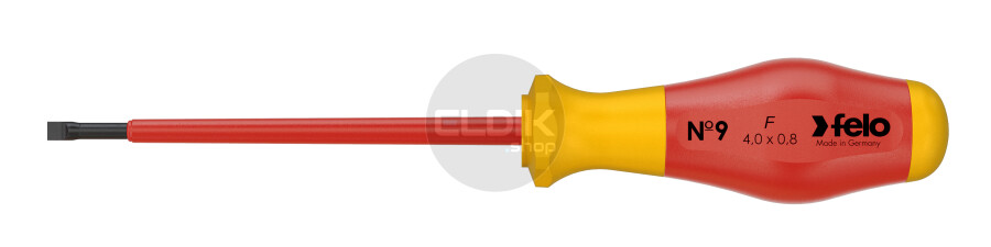 Felo 913 040 90 VDE Schroevendraaier Sleuf 4,0