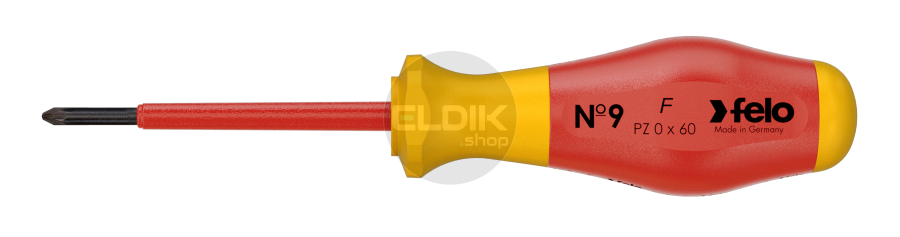 Felo 915 001 90 VDE Schroevendraaier Pozidrive 0