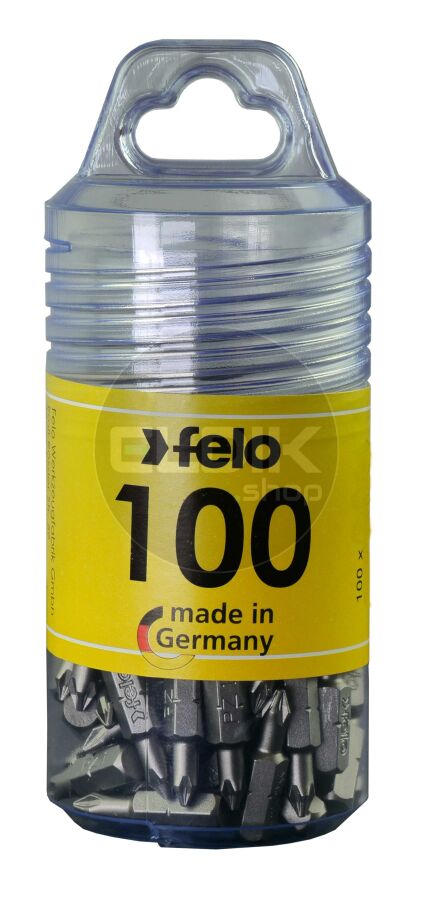 Felo 021 011 17 Schroefbit PZ1 x 25 mm | Koker a 100 stuks
