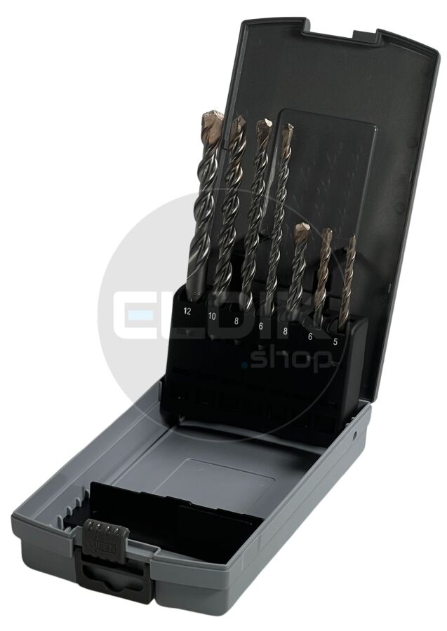 Hikoki 782535 SDS-Plus borenset | 2-snijder | 7-delig in metalen cassette