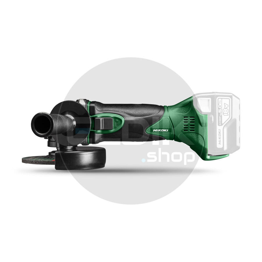 Hikoki G18DSL2W5Z Accu haakse slijpmachine - 18V / 125mm - Exclusief lader en accu's