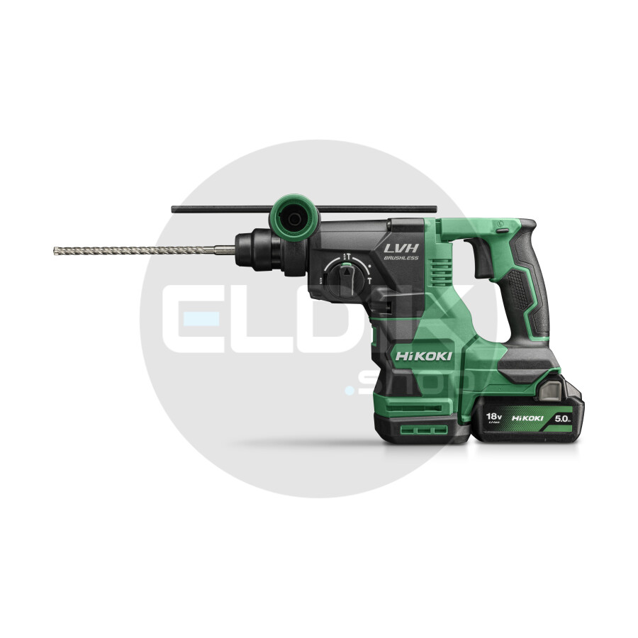 Hikoki DH1826DAWPZ Accu boor-breekhamer - 18 V / 3,2 J - Inclusief lader en 2x 5.0 Ah accu's - HSC IV koffer