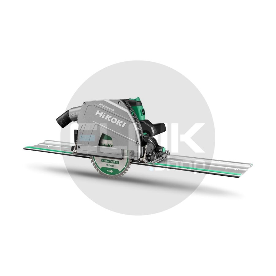 Hikoki KSC3606DPAWV1Z Accu invalzaag - 36V / 66 mm - Inclusief geleiderail 160cm, 2 x MULTI VOLT B accu en snellader - HSC IV koffer