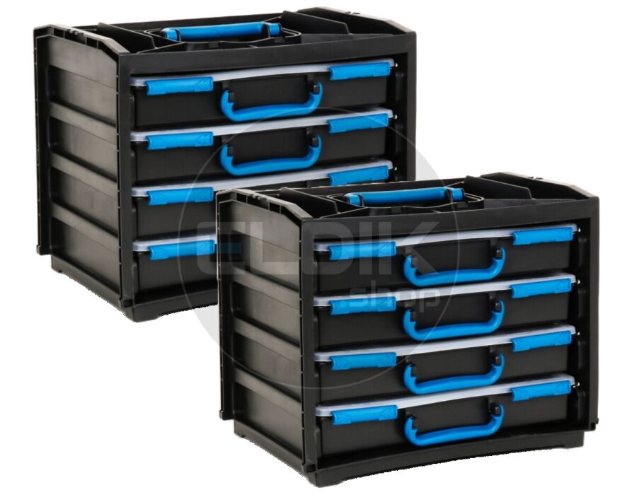 E-Tools Multybox 2 x Assortimentsdoos | 5-delig | 380 x 270 x 310 mm - 79070/2