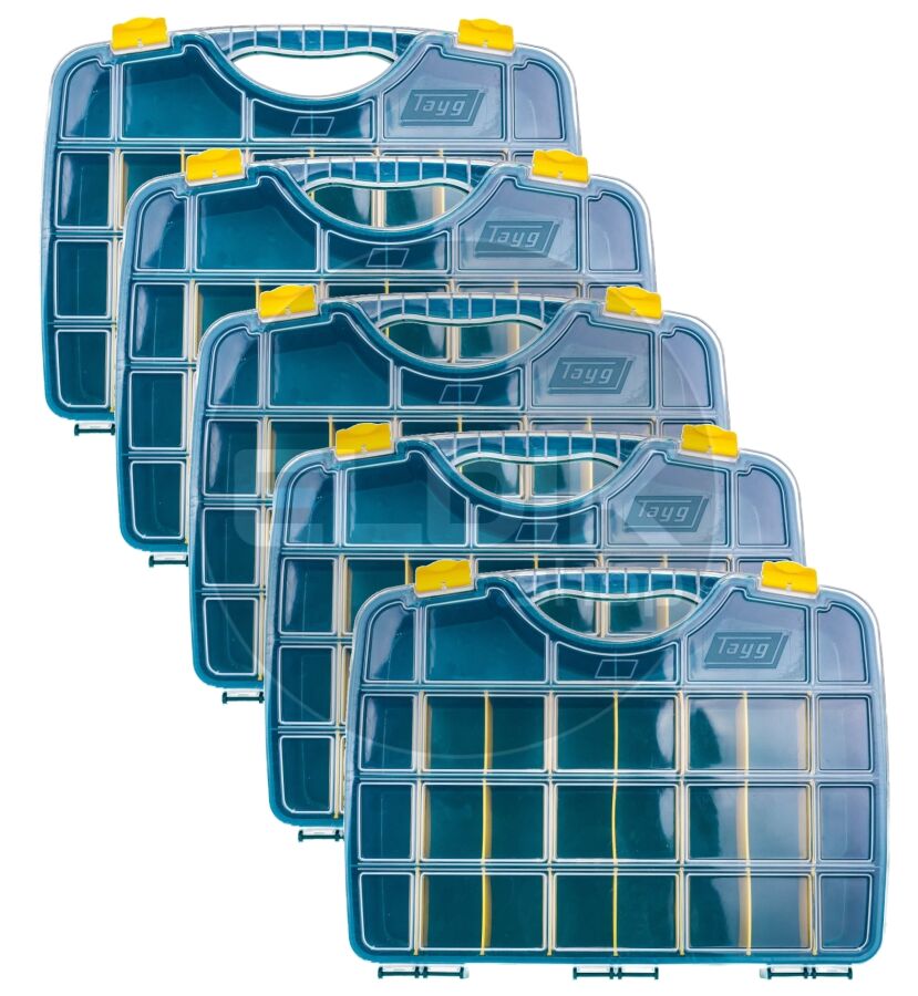 Tayg 24-26 5 x Assortimentsdoos L460 x B350 x H81 mm - Groen - 024009/5