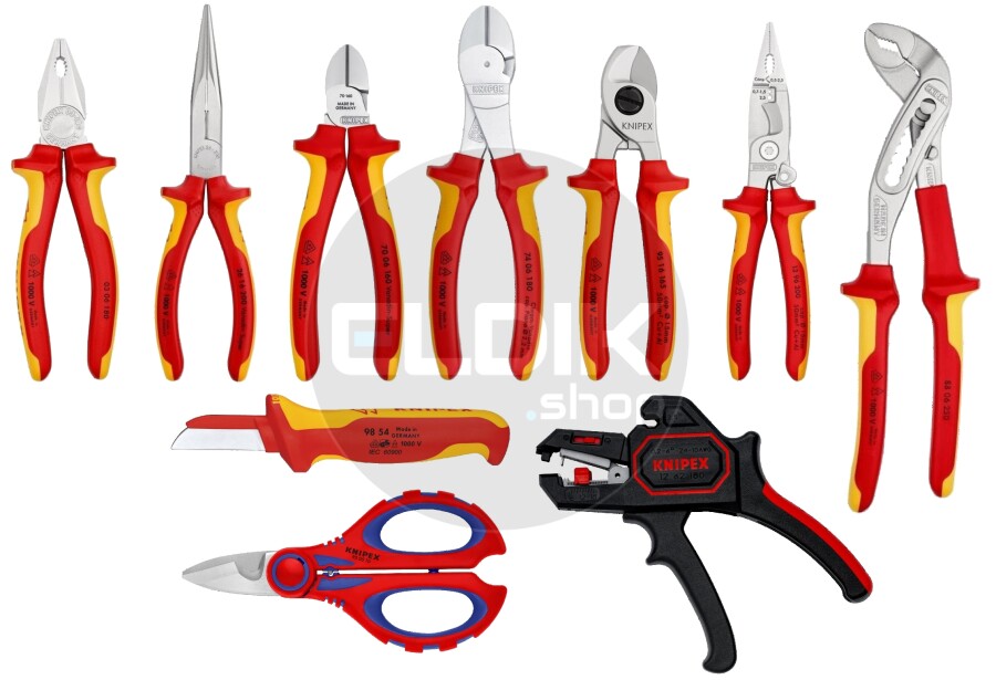 Knipex 17 81 34 Tangenset VDE | 10-delig