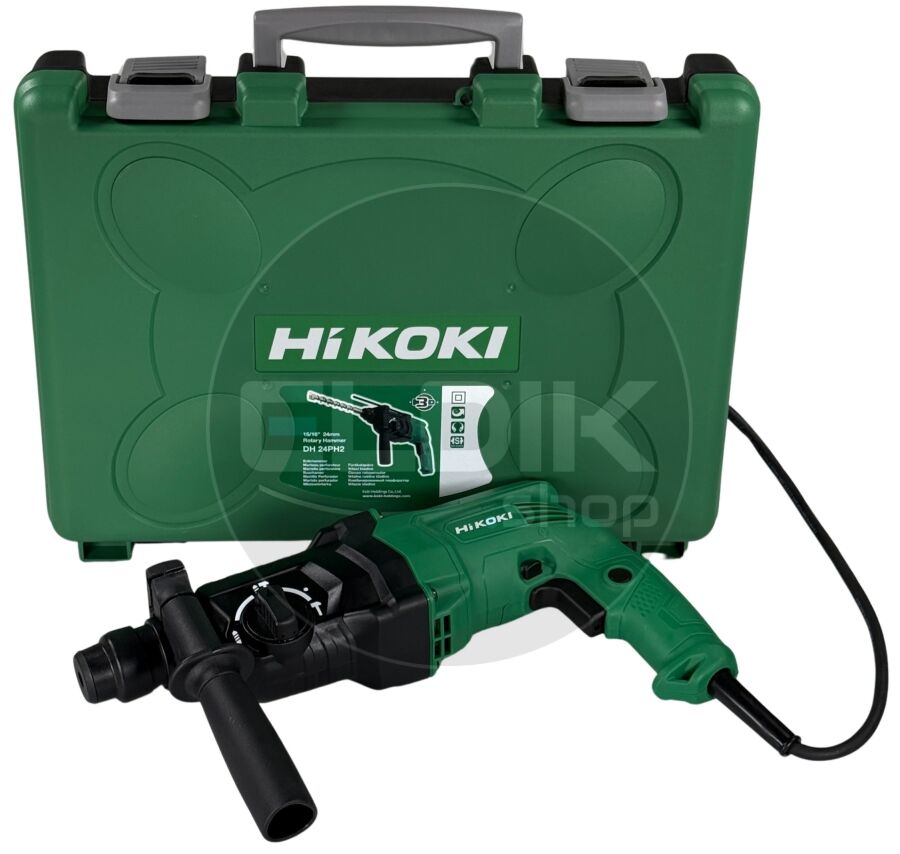 Hikoki DH24PH2WSZ SDS+ boor- en beitelhamer - 24 mm / 730 W / 2,7 J (EPTA 05) / 2,7 kg - PVC koffer