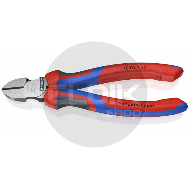 Knipex 70 02 160 Zijsnijtang gepolijst/comfort 160 mm