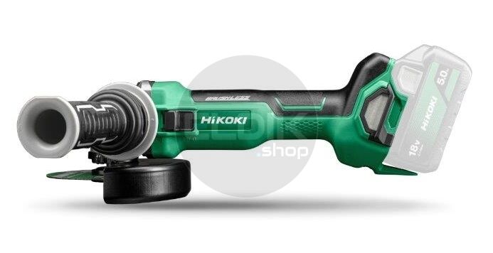 Hikoki G1813DAW4Z Accu haakse slijpmachine - 18V / 125mm Brushless  - Exclusief lader en accu's