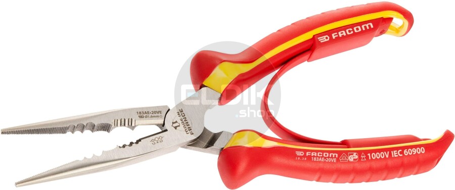 Facom 183AE.20VE VDE Ronde Punttang 200 mm