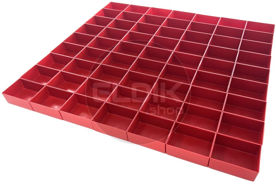 E-Tools 75 x Inzetbakje rood L109xB79xH47mm