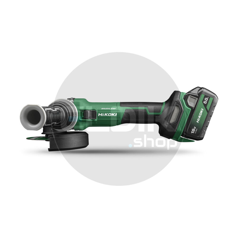Hikoki G1813DEWQZ Accu haakse slijpmachine- 18V / 125 mm - Inclusief lader en 2 accu's - In HSC III koffer