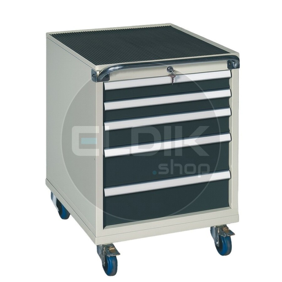E-Tools | premium line 71975 5 Laden Gereedschapswagen - Lichtgrijs/Antraciet