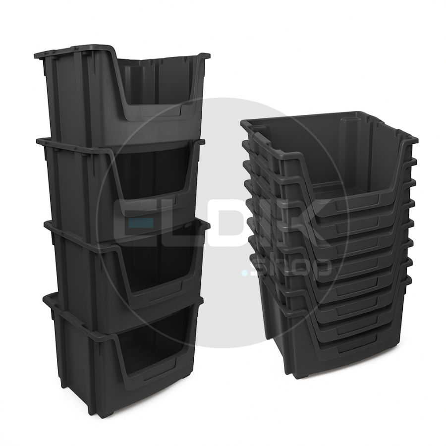 Tayg 5040 Magazijn Stapelbak L395 x B500 x H320 mm grijs - 268069