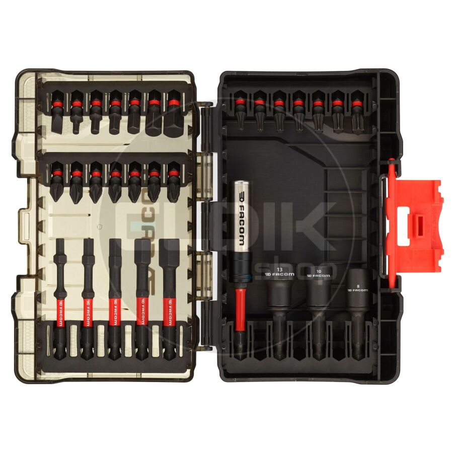 Facom EN.1J30PB 30 Delige Max Impact Bit- en Borenset