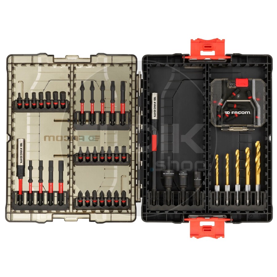 Facom EN.1J50PB 50 Delige Max Impact Bit- en Borenset