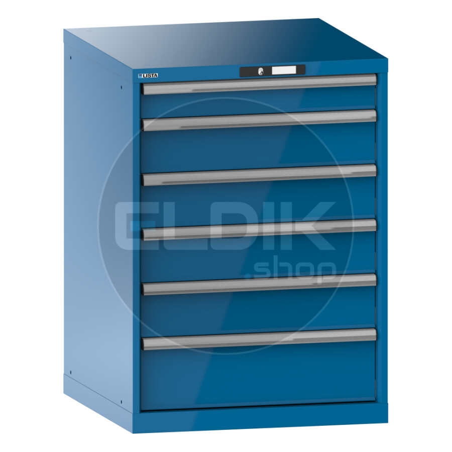 Lista 14.509.010 Werkplaatskast |B717 x D725 x H1000 | 6 laden | Blauw