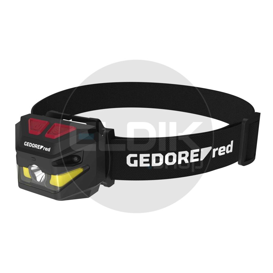 Gedore Red R95500058 LED Hoofdlamp, ABS, 4 lichtstanden, 50-260 lumen - 3301762
