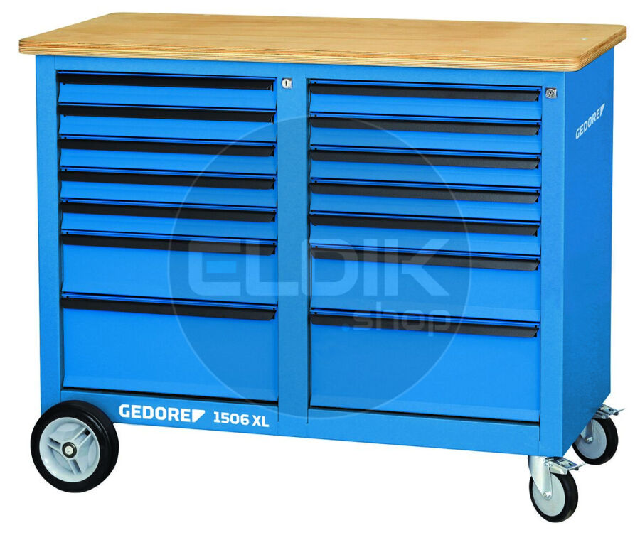 Gedore 1506 XL 2511 14 Laden Verrijdbare Werkbank - 2528088
