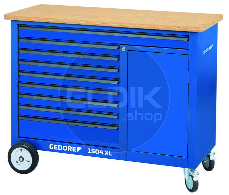 Gedore 1504 XL 1710 9 Laden Verrijdbare Werkbank - 2259001