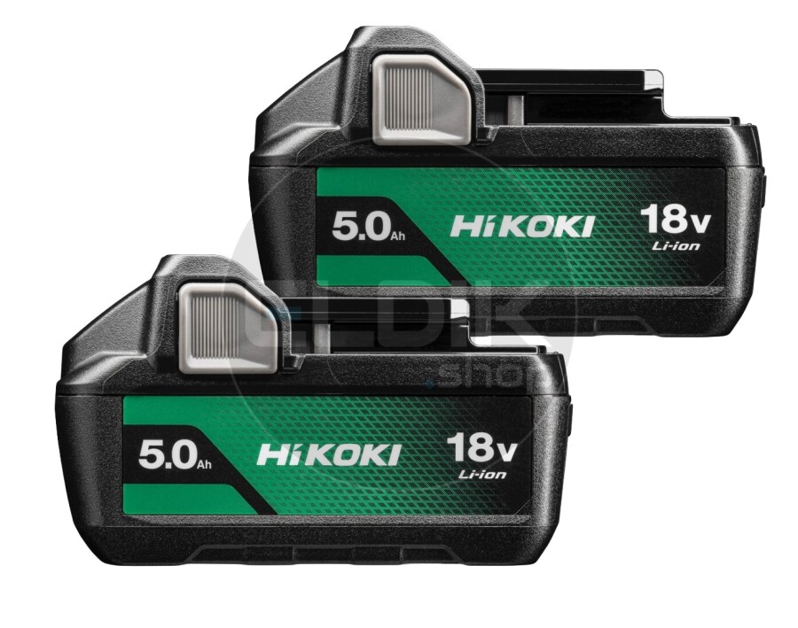 Hikoki BSL1850 18V Duopack 18V Li-Ion accu - 5.0Ah (2st) - 336385