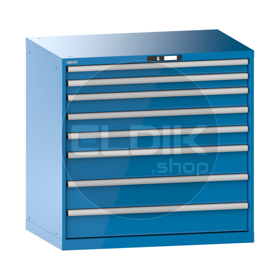 Lista 14.513.010 Werkplaatskast |B1023 x D725 x H1000 | 8 laden | Blauw