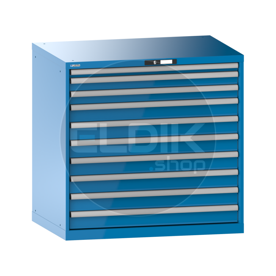 Lista 14.514.010 Werkplaatskast |B1023 x D725 x H1000 | 10 laden | Blauw