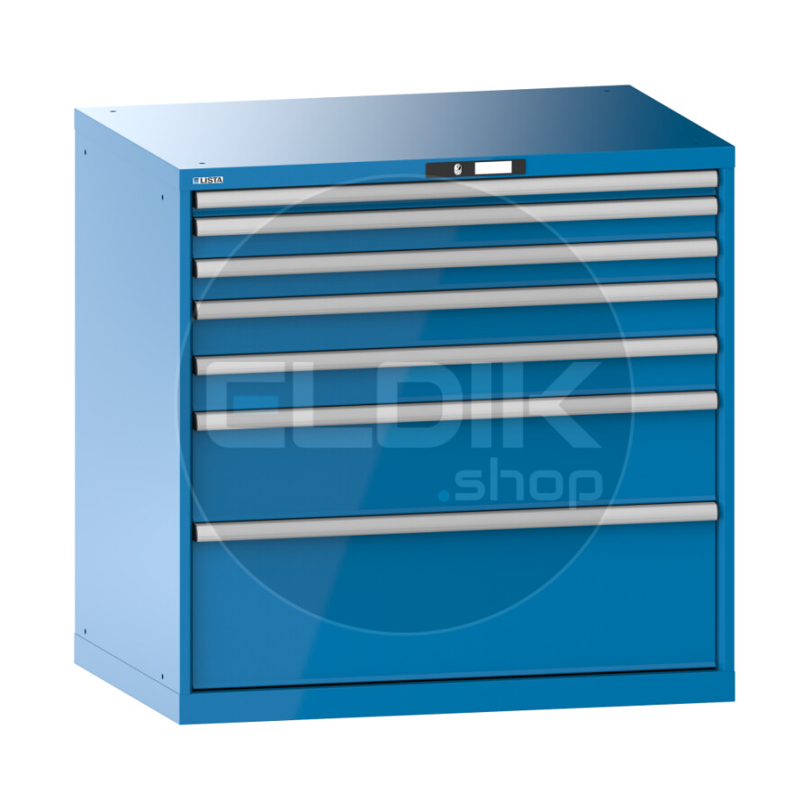Lista 14.516.010 Werkplaatskast |B1023 x D725 x H1000 | 7 laden | Blauw