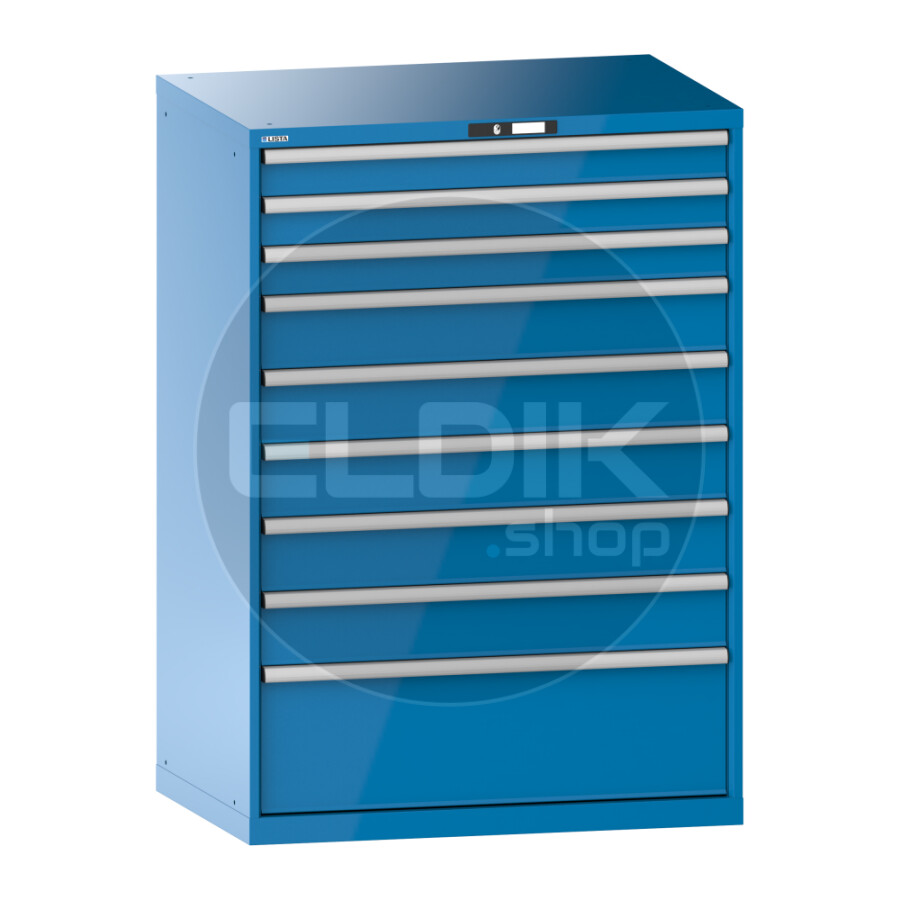 Lista 14.518.010 Werkplaatskast |B1023 x D725 x H1450 | 9 laden | Blauw