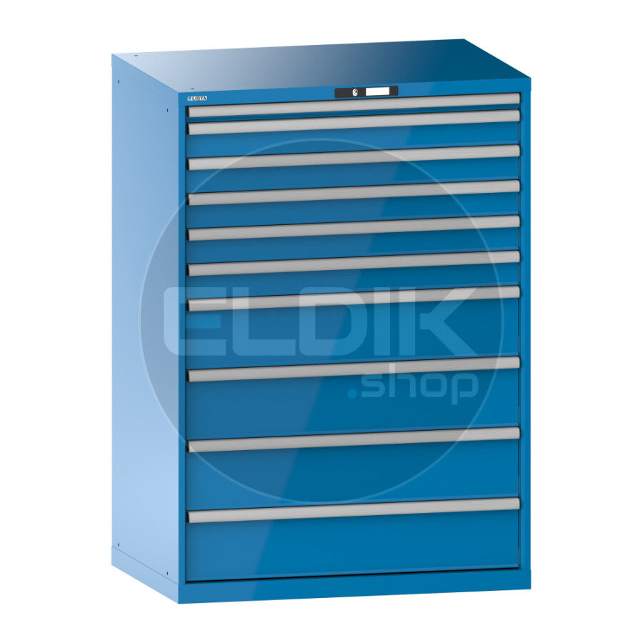 Lista 14.519.010 Werkplaatskast |B1023 x D725 x H1450 | 10 laden | Blauw