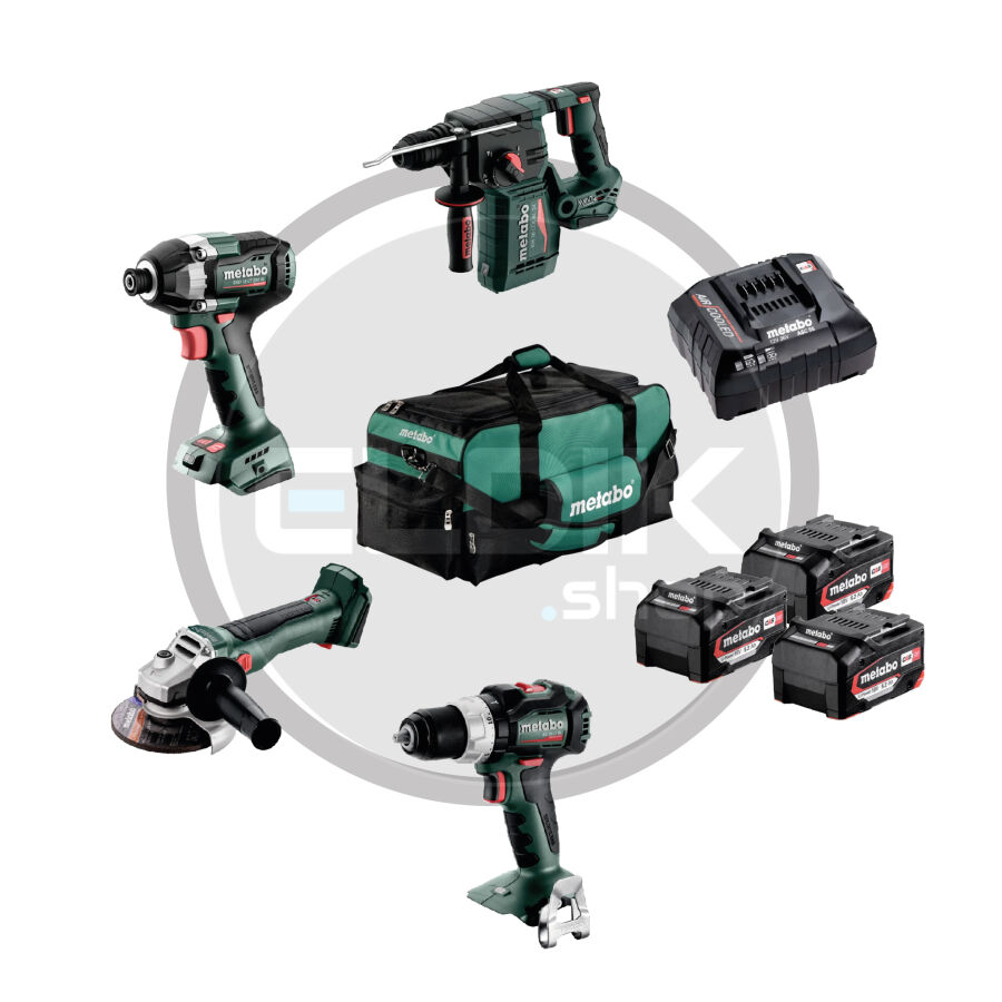 Metabo KIDLE 4.1.3 Combiset | 4 machines, 3 accu's en lader - 172729