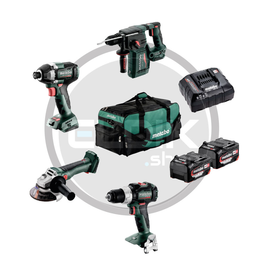 Metabo KIDLE 4.1.2 Combiset | 4 machines, 2 accu's en lader - 172743