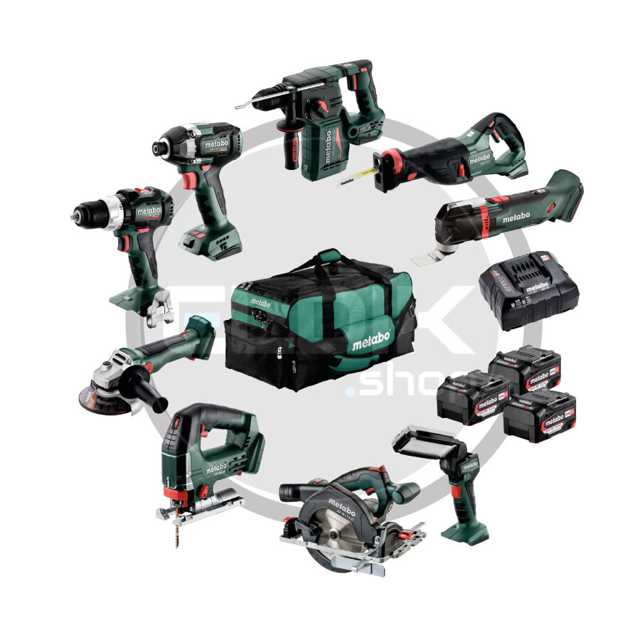 Metabo KIDLE 4.3.1 Combiset | 9 machines, 3 accu's en lader - 173184