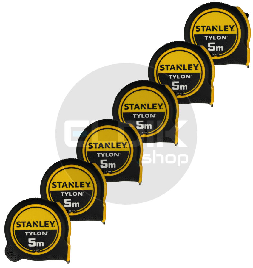 Stanley 0-30-697/6 6 x Rolbandmaat Tylon 5m - 19mm
