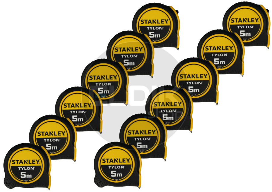 Stanley 0-30-697/12 12 x Rolbandmaat Tylon 5m - 19mm