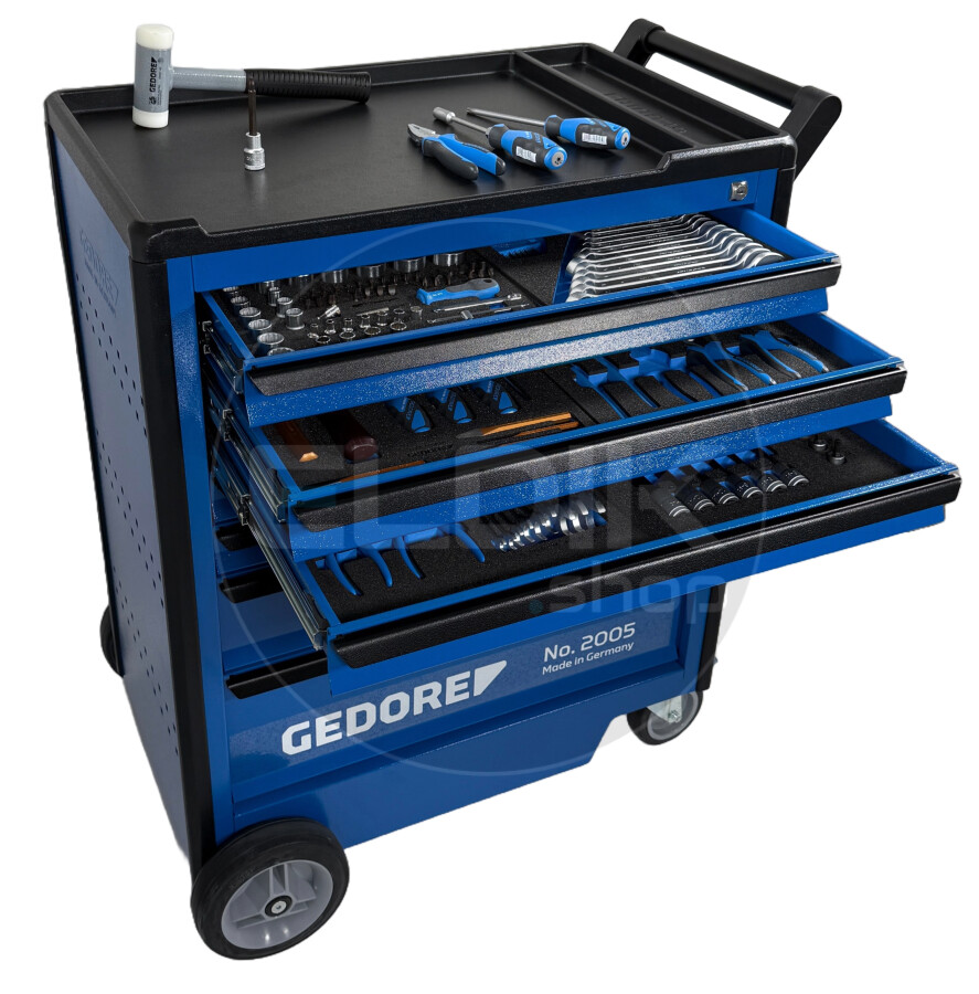 Gedore 2005 TS 308 308 Delige Gevulde Gereedschapwagen - 2980304