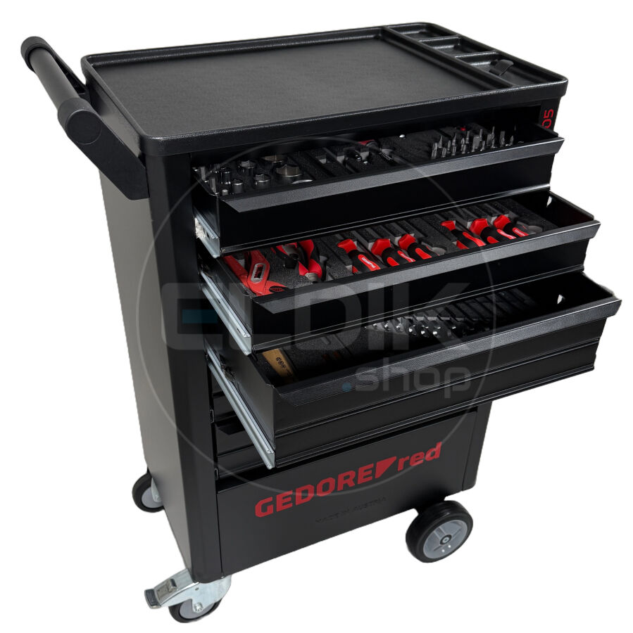 Gedore Red R21562005 119 Delige Gevulde Gereedschapwagen - 3301676