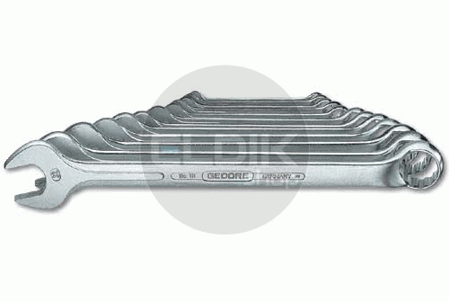 Gedore 1 B-020 20 Delige Diep Gebogen Ringsteeksleutelset - 6013060