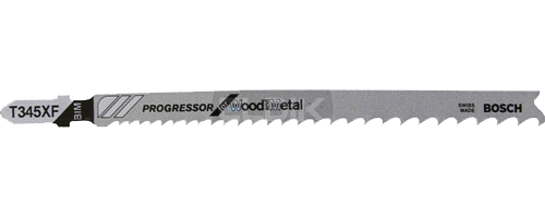 Bosch T345XF Decoupeerzaagblad T345 XF Progressor for Wood and Metal - 2608634994