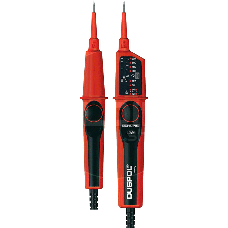 Benning DUSPOL ANALOG Spanningstester, analoog, 2-polig - 050261