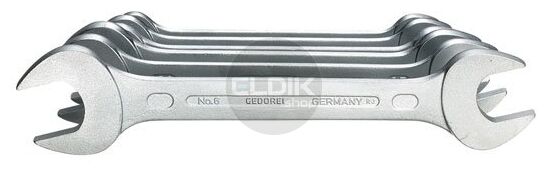 Gedore 6-8 A 8 Delige Steeksleutelset - Inch - 6078270